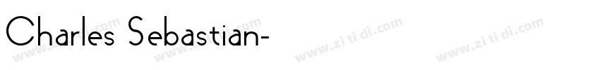 Charles Sebastian字体转换
